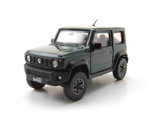 Suzuki Jimny JB74 Lhd 2018 DunkelgrüN Modellauto 1:64 Bm Creations-image