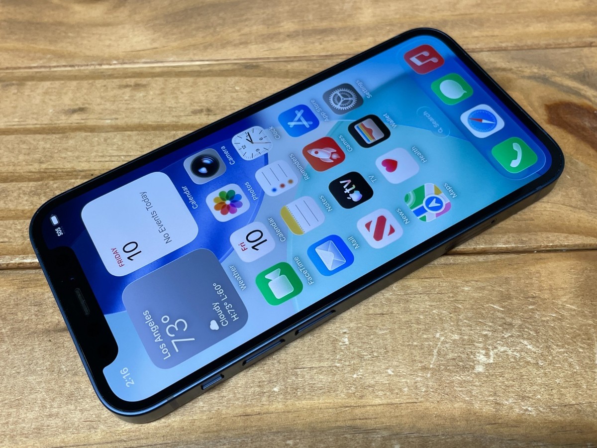 Apple iPhone 12 Mini - 128 GB - Blue (Unlocked) A2176 - Good Cond