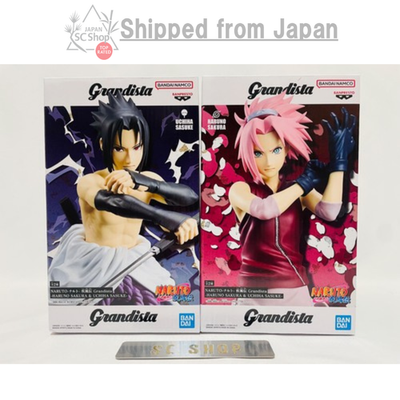 Naruto Shippuden Grandista Haruno Sakura Uchiha Sasuke Figure set