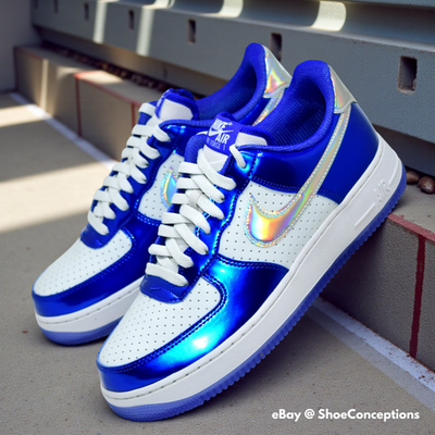 #ad #ad Nike Air Force 1 #x27;07 LV8 Shoes Lt Photo Blue Multi Color HV5751 435 Men#x27;s Sizes $100.00