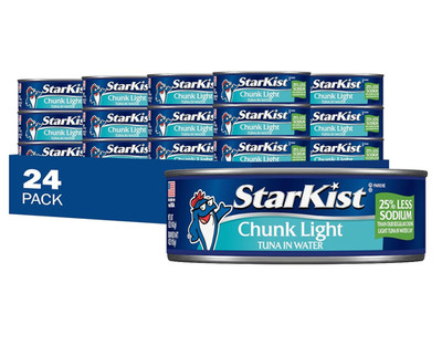 25% Less Sodium Chunk Light Tuna in Water   5 Oz Can (Pack of 24)