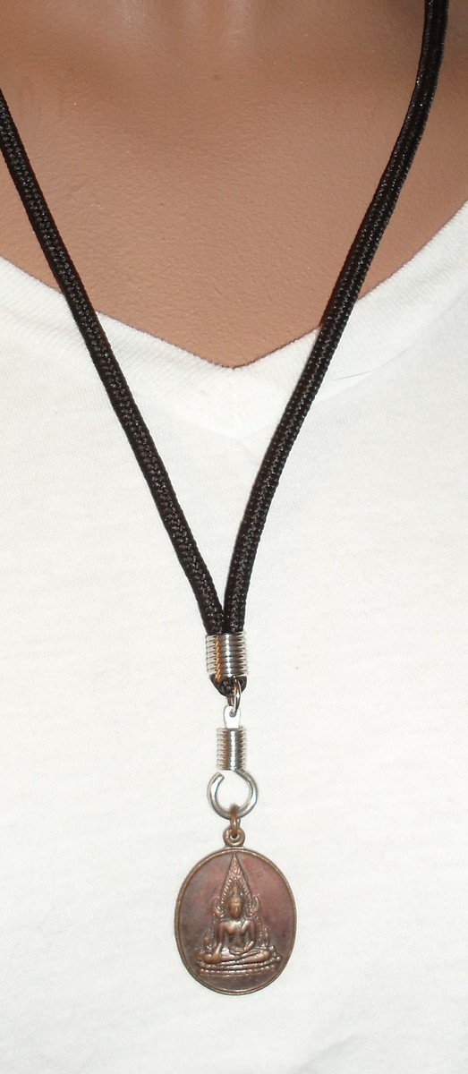 REAL Thai Earth Touching Bohdi Buddha necklace, authentic from Monk w  Talisman