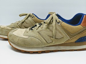 new balance 574 black and tan