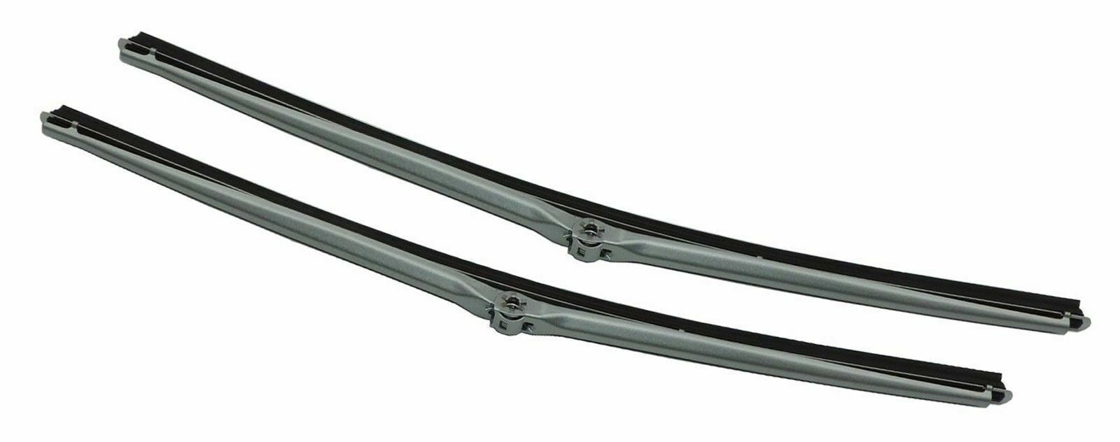 Stainless Steel Wiper Arm Blades Brushed Correct Reproduction PAIR 68-72 Dimples