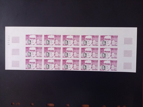bloc 15 timbres France variété non dentelé serie yt 2328 à 2332 neufs XX BDF - Photo 2/13