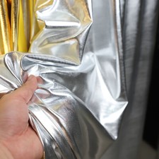 Patent Leather Fabric Sequins Embroidery fabric DIY Costume Dancewear Material