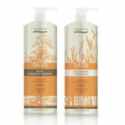 Natural Look Oasis Boost Hydrating Shampoo & Conditioner 1L - Picture 1 of 2