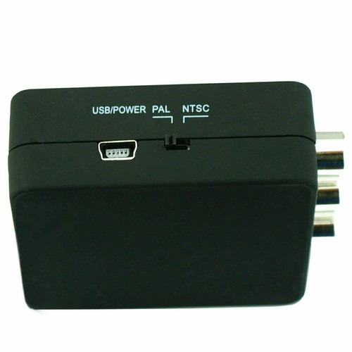Mini HDMI to Composite CVBS RCA AV Video Converter Adapter 1080p with Cables - Picture 4 of 7
