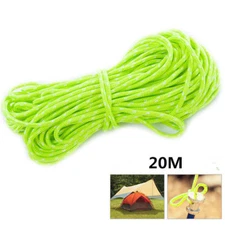 20M Reflective Guyline Tent Rope Guy Line Camping Cord Paracord