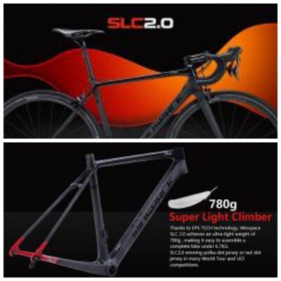 WINSPACE SLC2.0 Carbon Road Bike Frame Only Size 52 Free