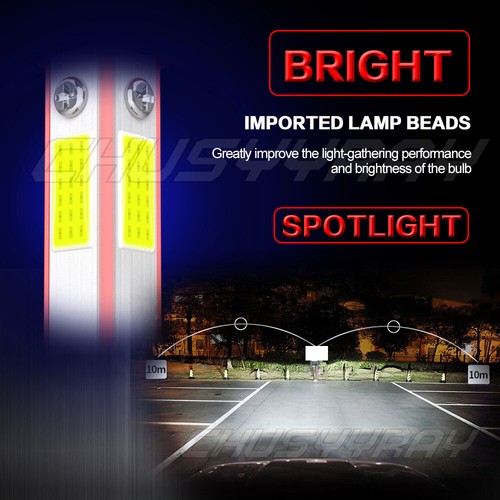 FOR 2011-2013 Dodge Durango - 6X Combo LED Headlight + Fog Light Bulbs Kit 6000K - Picture 6 of 12