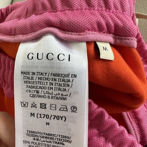 NWT GUCCI SKIRT ORANGE GREEN RABBIT SZ M - Picture 7 of 8