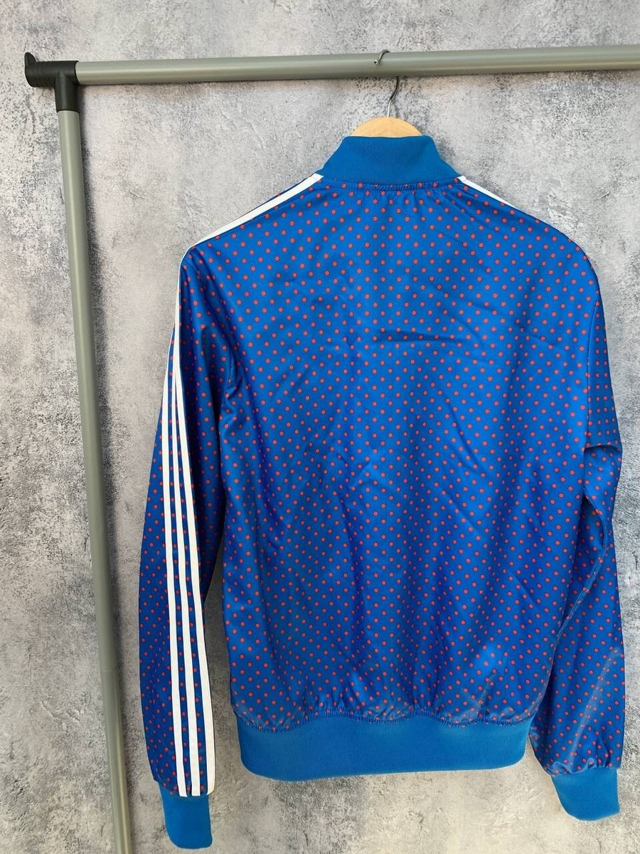 Pharrell Williams x Adidas Jacket Bomber Blue Polka Dot | eBay