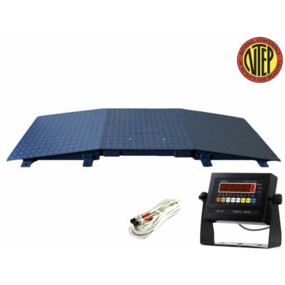 SellEton Industrial NTEP Floor Scale 24''x24'' + 2 Ramps 1000 x .2 lb Pallet Scale