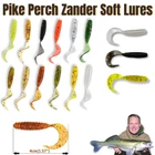 Fishing PERCH Soft Lures Pike Lures Zander Perch TROUT Predator 4CM LURES  SET 4