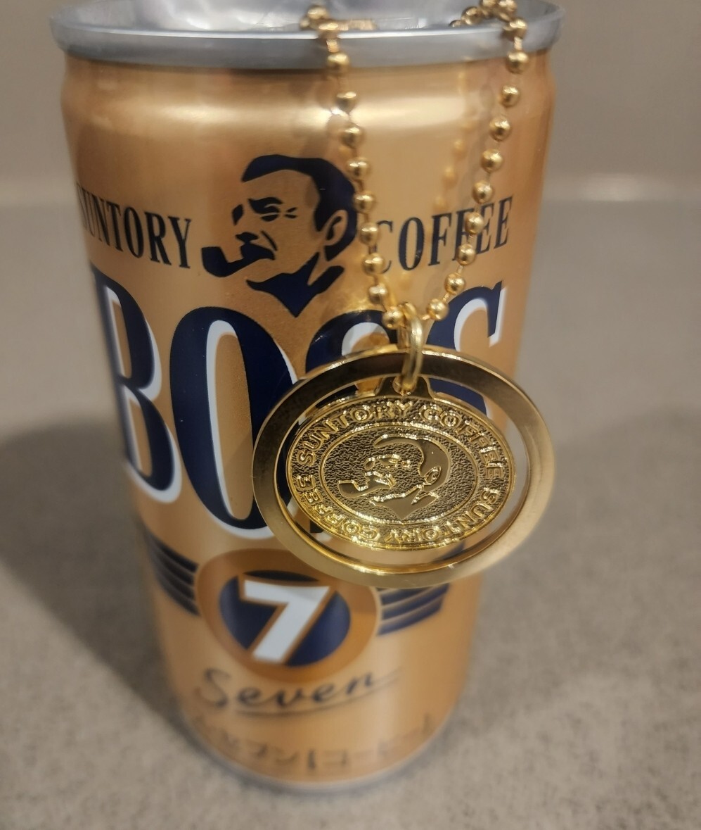 SUNTORY BOSS coffee銅製キーホルダー