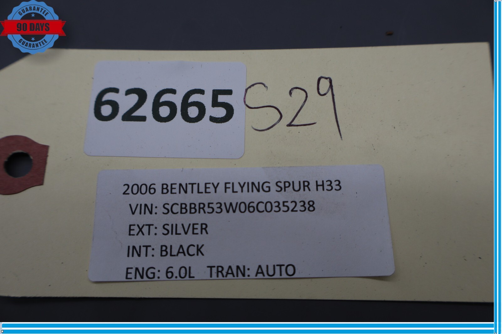 06-12 Bentley Continental Flying Spur Front Right Side Interior Door Panel Oem
