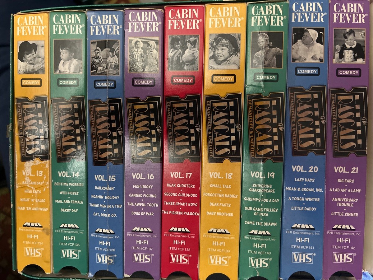 1995 Cabin Fever The Little RASCALS VHS Collection Series 13