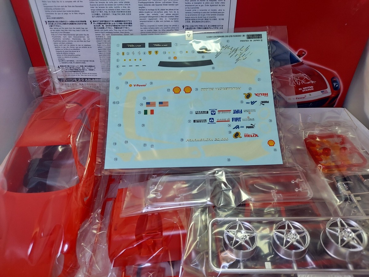 Fujimi 1/24 scale FERRARI 599 GTB FIORANO PANAMERICAN 20000 From