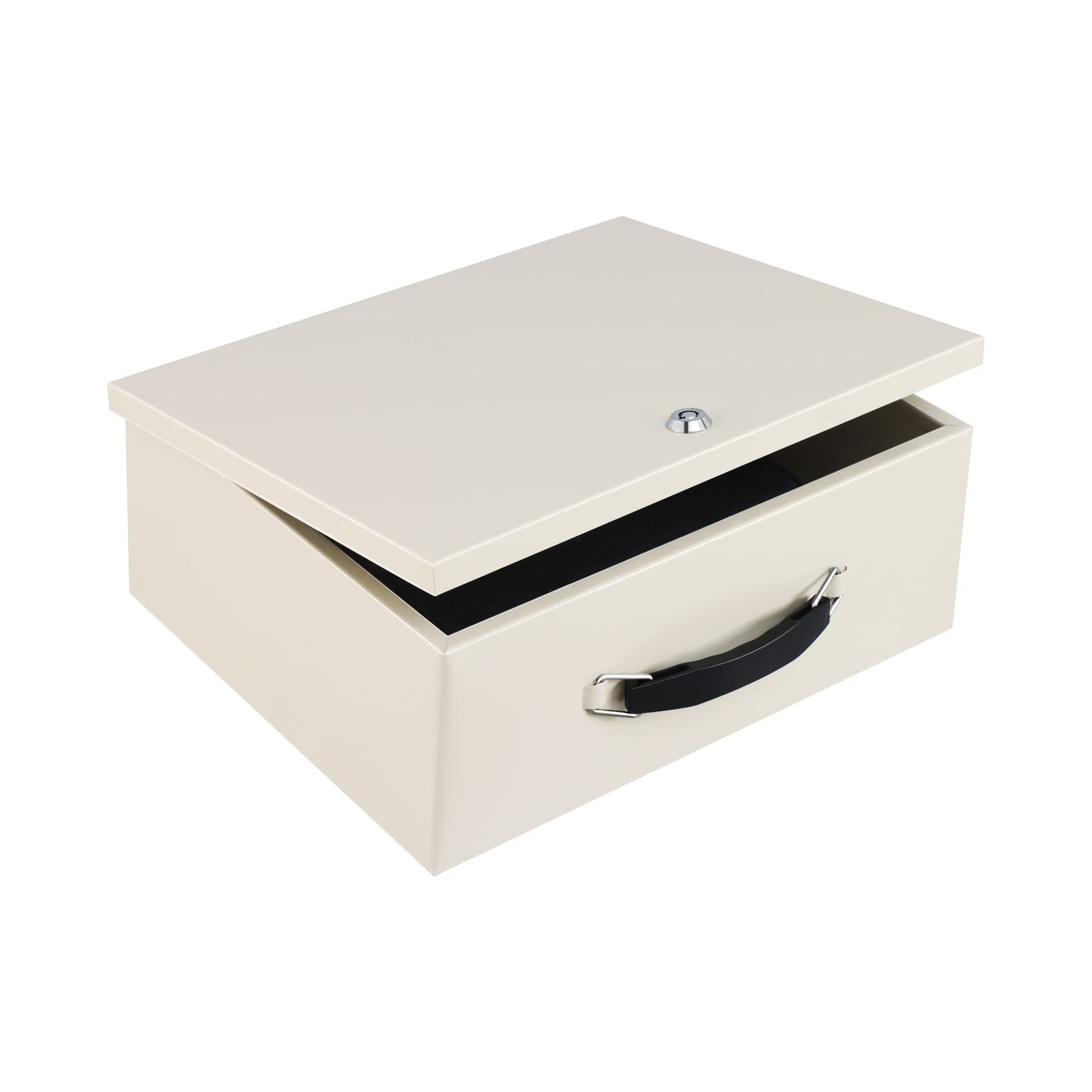 Dalmbox Portable Fire Safe Box with Key Lock, Fire Resistant Metal Lock ...