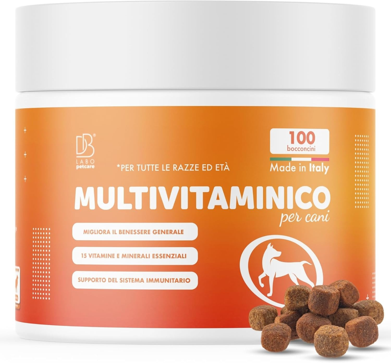 Db Labo Multivitaminico Cane 100 Bocconcini Per Facile Assunzione - Integratori 