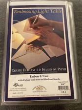 Used American Traditional Stencils Embossing Light Table LB-2~ Excellent cond