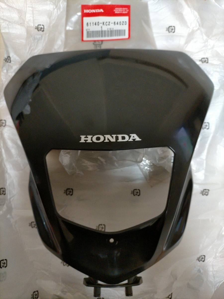ホンダ　XR230 XR400ヘッドライトカウル　61140-KCZ-640ZE Honda XR250 XR400 Headlamp black plastic cowl (61140-KCZ-640ZD