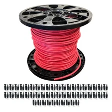 500 Foot Spool 10 Gauge Solar Panel Extension Cable Wire Black Red Pure Copper