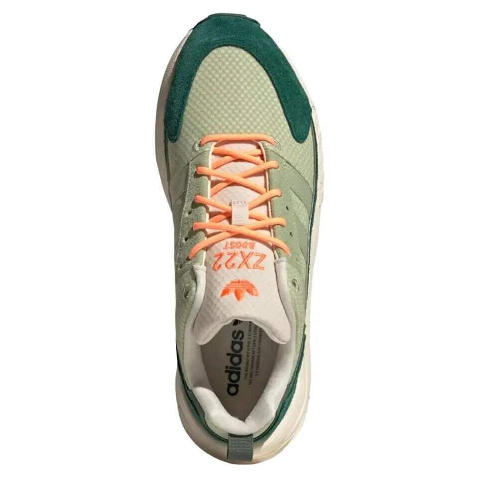 adidas Originals Mens ZX 22 Boost Tint Core Green Shoes adidas Originals Mens ZX 22 Boost Tint Core Green Shoes