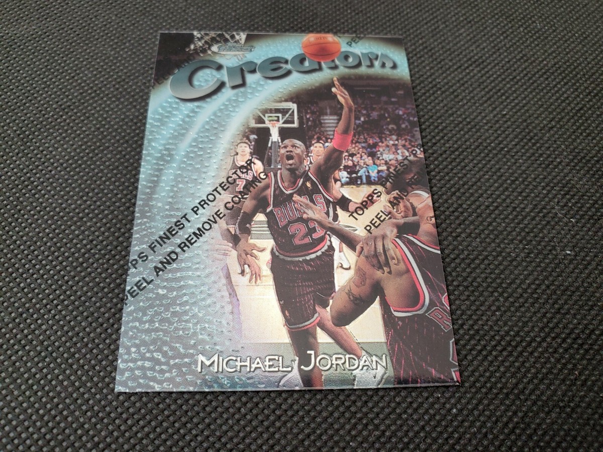 その他 1997-98 Topps Finest JORDAN Creators MICHAEL JORDAN 1997-98 FINEST CREATION REFRACTOR /1090 PSA