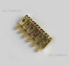 Electric Guitar PRS type Brass Saddle Rough Cast Brass Gold Price for 1PCS
