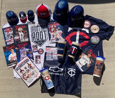 2023 MINNESOTA TWINS MLB MANCAVE PARTY POST SEASON CUPS BOWLS SHIRTS MAGAZINES