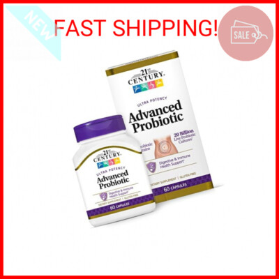 21st Century Advanced Probiotic Capsules, 60 Count (27505)