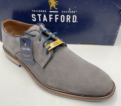 Stafford Mison Gray Oxford Shoes Size 13 Stafford Mison Water Resistant Gray Oxford Shoes - Men main image 2