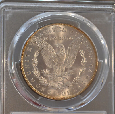 1887 RUSSET TONED MORGAN SILVER DOLLAR~PCGS MS63 ~ Beautiful coin