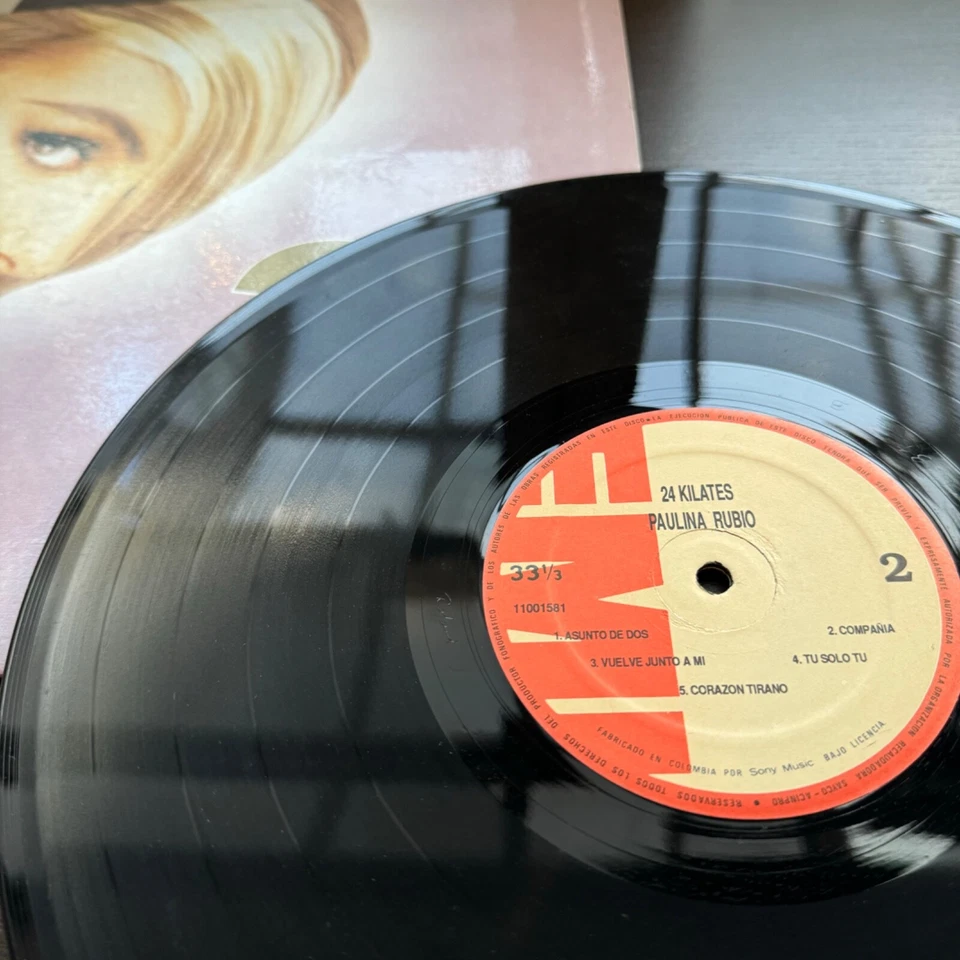 Paulina Rubio – 24 Kilates 1994 COLOMBIA!!!! RARE pop EMI EXCELLENT!! Coleccion Foto 4 de 4