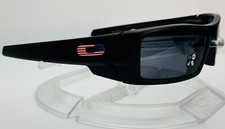 New Oakley Gascan Sunglasses / Matte Black / Prizm Grey / USA Flag / 009014-79