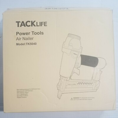  TackLife Power Tools 2 in 1 Air Nailer & Stapler Model TK5040 