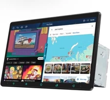 JOYING 13.3 Inch Double Din Car Stereo Qualcomm Snapdragon 8+128GB GPS Navi FM 