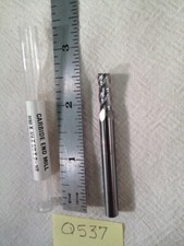 1 NEW HTC 7/32" DIAMETER CARBIDE ENDMILL. 120-4218. 4 FL. SQ. 5/8" LOC Q537