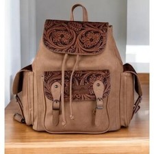 New Wrangler Vintage Floral Tooled Collection Backpack in different Colors