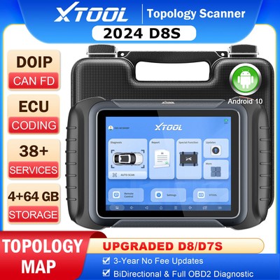 XTOOL D8S OBD2 Bidirektionale Scanner-Topologie Vollständiges OBD2 Diagnosegerät