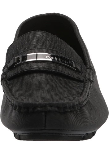 Calvin Klein Men's Black Merve Weave Loafers Size US 9M 34F9189-BLK NEW - 第 2/4 張圖片