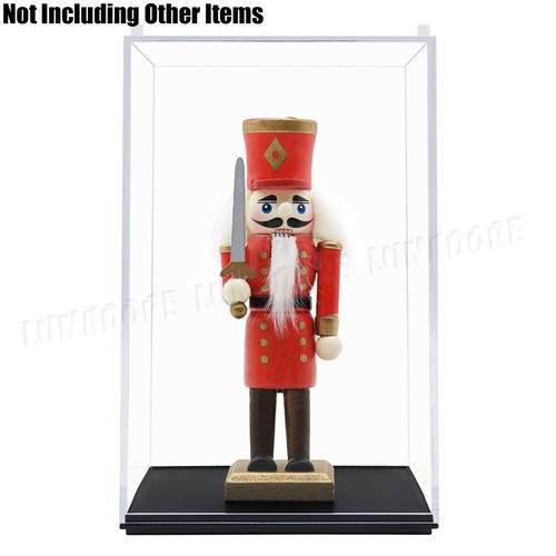 US Clear Perspex 6.3" H Acrylic Display Box Case Plastic Dustproof Collection UV - Picture 7 of 12