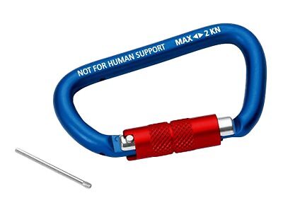 KNIPEX Clamping tool carabiner 48 x 12 mm (pack of 2) 48 x 00 50 03 T BK
