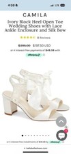 Bella Belle Camila Size 7 wedding shoes