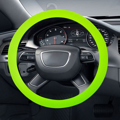 Car Steering Wheel Cover,Anti-Slip Silicone Steering Cover,Soft Touch - Foto 45 di 74