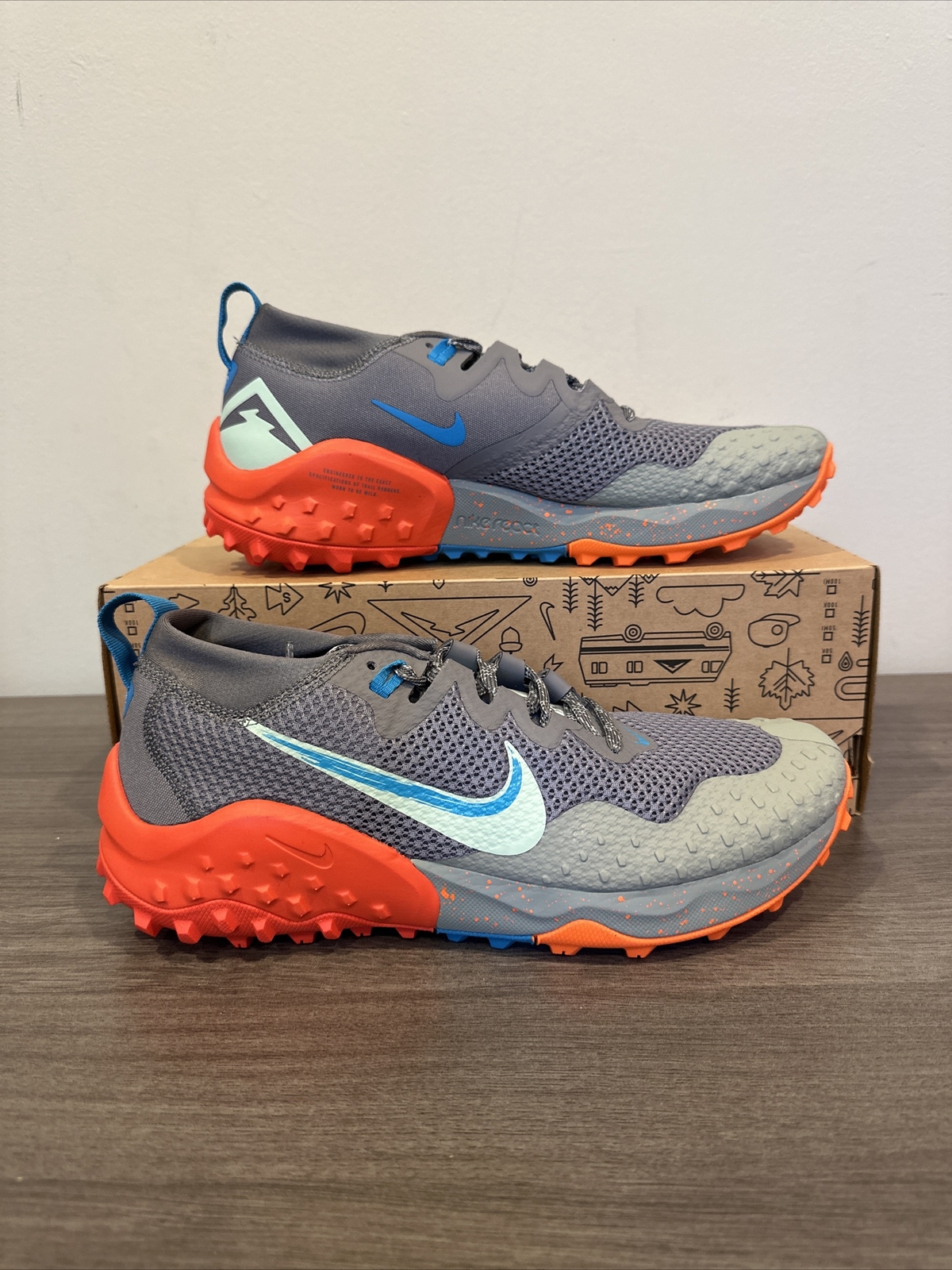 Nike Wildhorse 7 Trail Run Hiking Shoes Sneakers CZ1856003 Men's Size