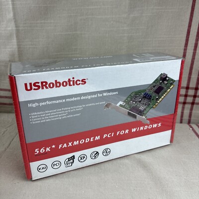 56k Faxmodem PCI for Windows USR New Unopened Old Stock USR5699B US Robotics