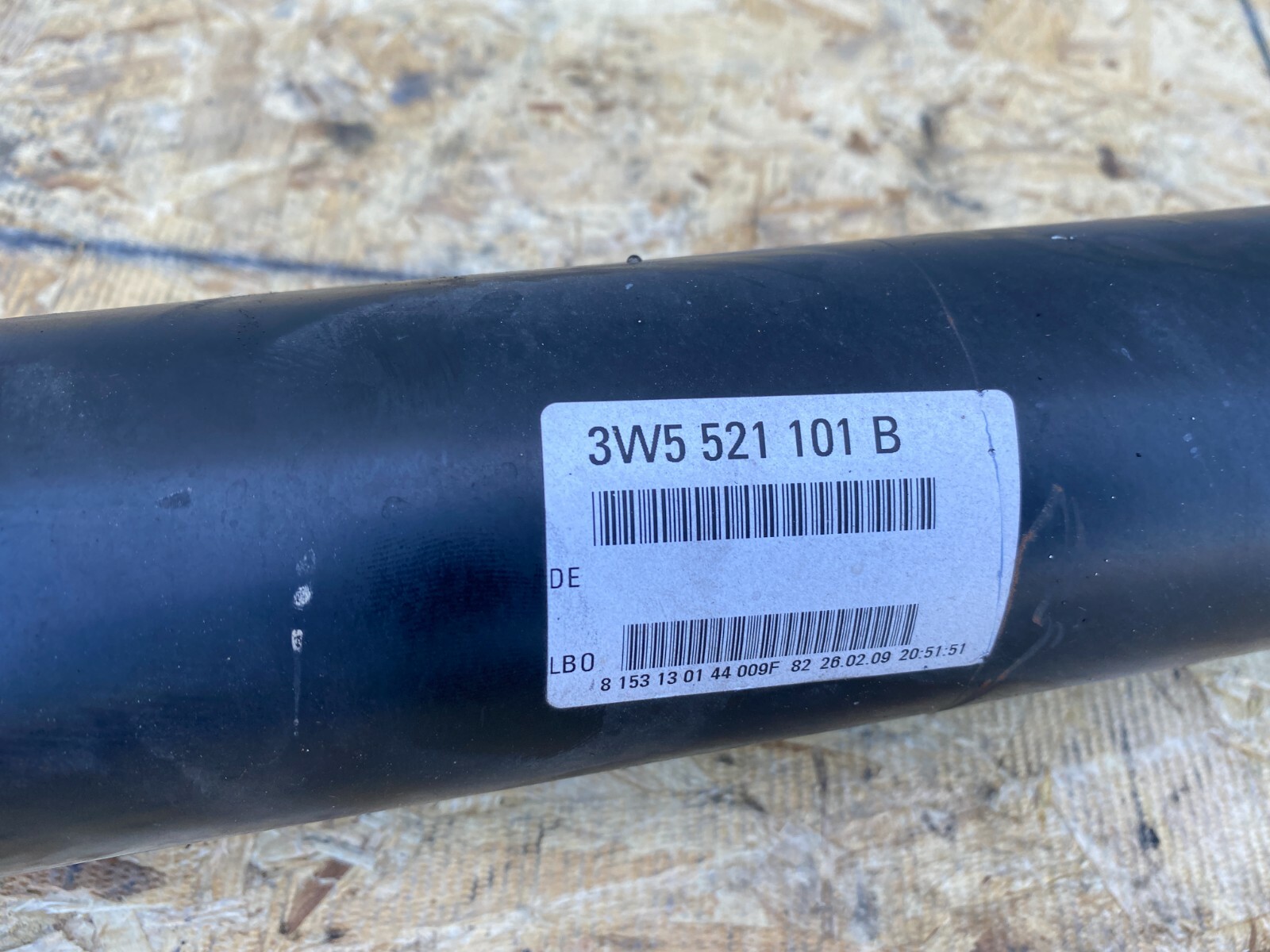 DRIVE SHAFT DRIVE TRAIN 3W5521101B BENTLEY CONTINENTAL FLYING SPUR (06-12) OEM